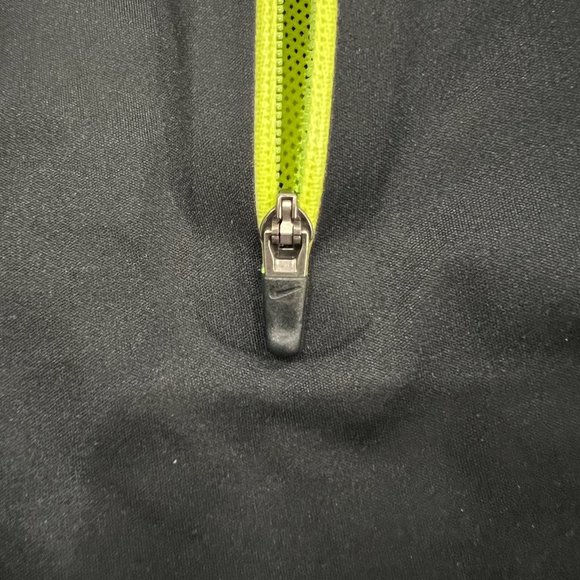 Nike Men's Vapor 5 World Record Running Jacket Large Black And Volt 465389-010 - Picture 5 of 10